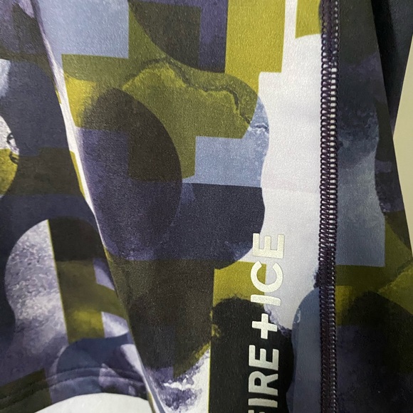 NWT Fire and ice brand hoodie. Size small. Purple, green and white - Picture 3 of 4